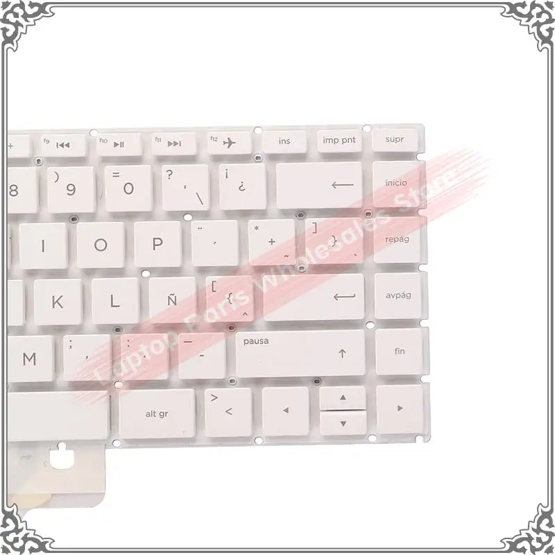 For HP 14 bs 白色 西班牙键盘 原装 (6)
