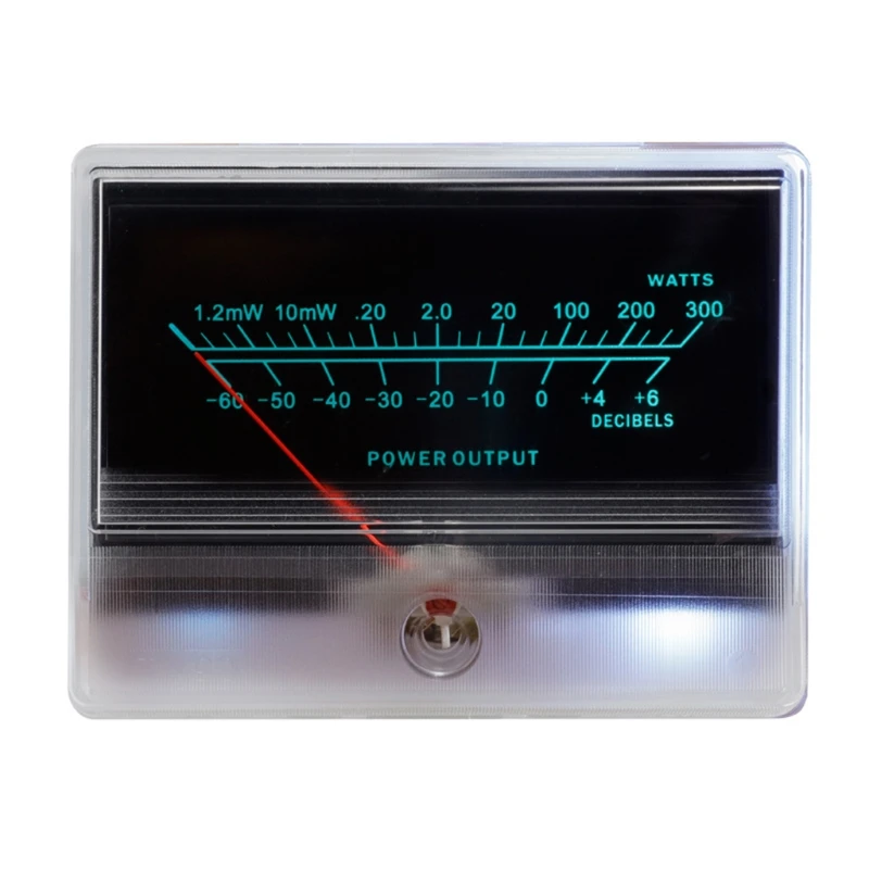 Panel VU Meter Bulb Warm Back Light Recording Level Amp Meter VU Meter