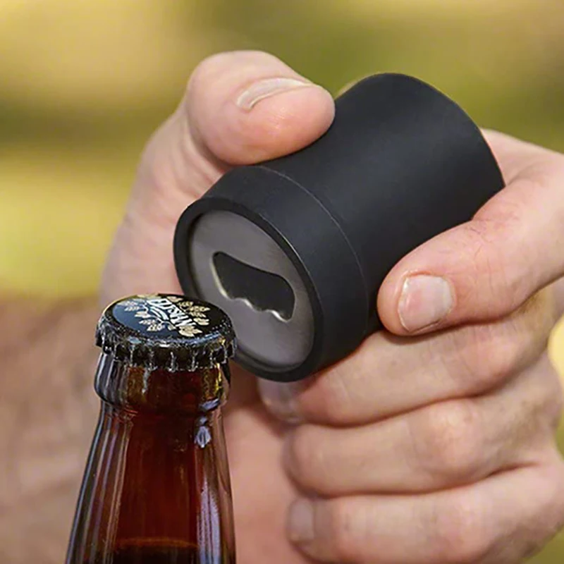 DEOUNY Frosty Beer Vacuum Insulated Double Walled Stainless Steel Beer Bottle And Can Cooler With Opener Bar Tools