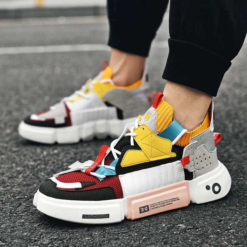 

Men Running Shoes Mesh High Quality Couple Shoes Man Breathable Light Reflective Socks Shoes for Male Mens Trainers Tide Shoes