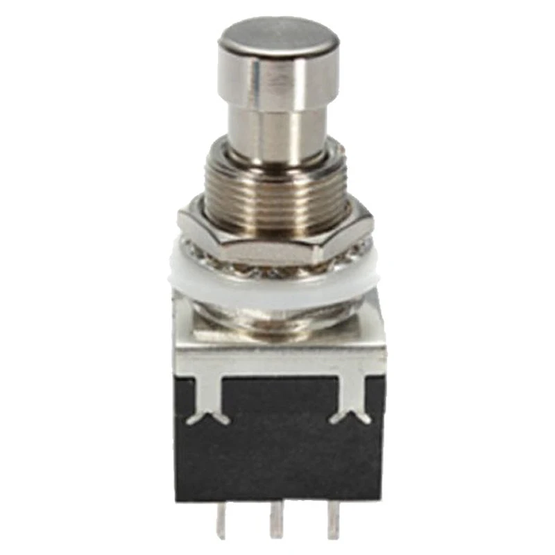 BMDT-5Pcs гитары Эффект переключатели 9-контактный разъем 3Pdt коробка педалей эффектов для гитары Stomp ног металла переключатель байпасс черный