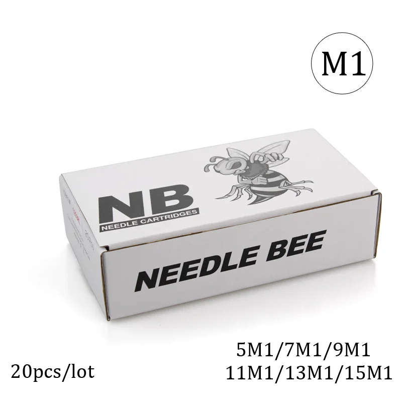 

Ambition 20pcs M1 Disposable Sterile Tattoo Cartridge Needles For Tattoo Rotary Pen Round Shader Supplies Accessories