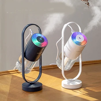 

200Ml Humidifier 2 Mode with 7-Color Changing LED Lights 360 ° Rotation USB Air Purifiers for Home, Yoga, Office, Spa, Baby Room