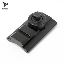 TOtrait Тактический поворотный слот-Адаптер Пикатинни 20 мм винтовка охотничий адаптер крепление Вивер рельс слинг шпилька сошка адаптер Черный