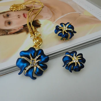 

Yuminglai 2019 New Arrival Delicate 24K Pendant Set For Women FHK8710