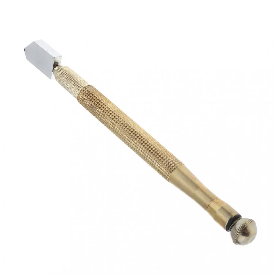 Многофункциональный Профессиональный инструмент для резки стекла металлический Алмазный роликовый карандаш для подачи масла карбидный наконечник инструмент для резки стекла