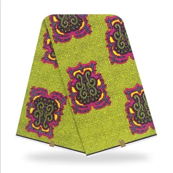 

Wholesale price! High Quality African prints fabric 2020 Ankara wax real Ghana wax Nigerian wax 6 yards/pcs 100% cotton