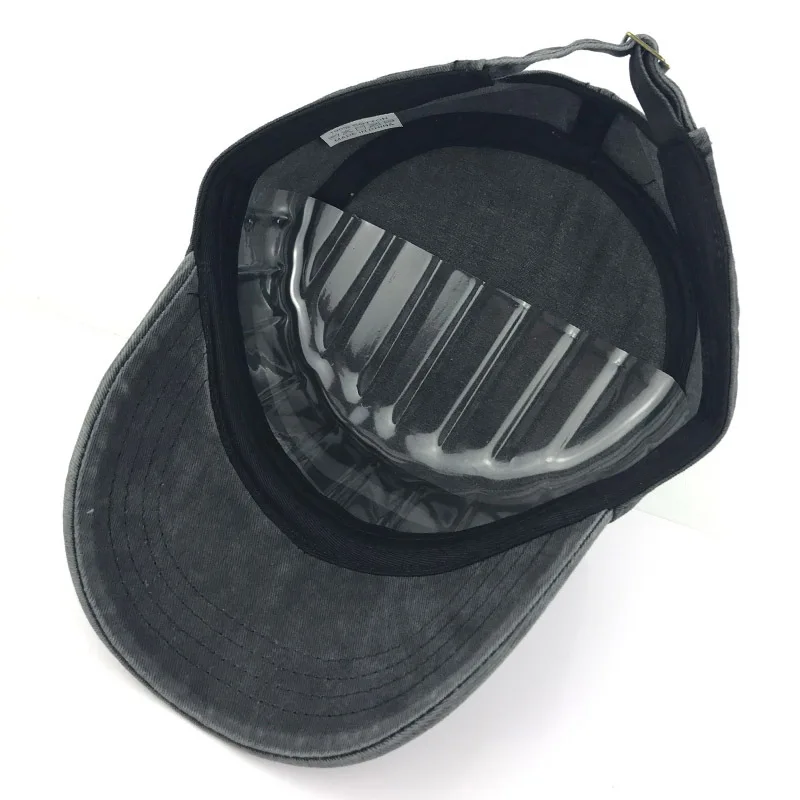 Классические винтажные плоские мужские бейсболки из промытого хлопка и регулируемый головной убор, утолщенная теплая зимняя шапка армейские кепки для мужчин