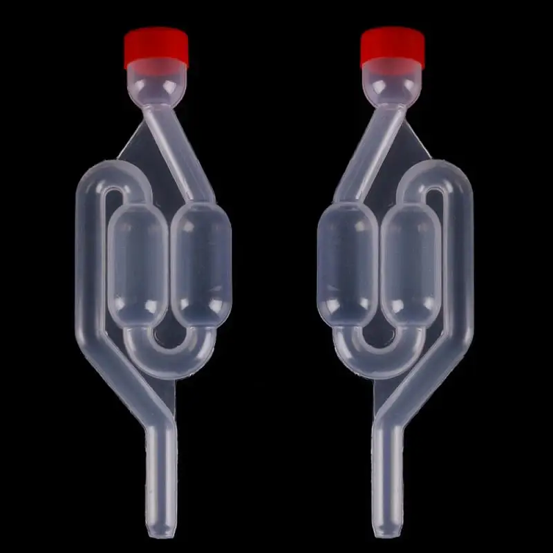 Герметичный пластиковый воздушный замок для брожения вина в домашних условиях, обратный клапан, водяное уплотнение, выхлопные водяные герметичные клапаны