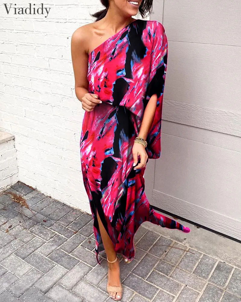 colorful midi dress
