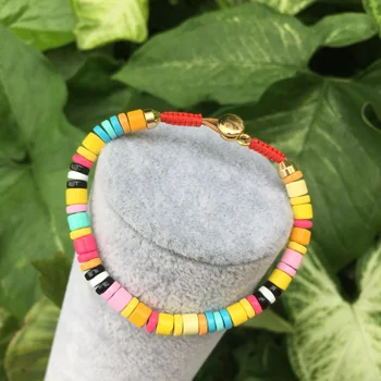 

Candy Color Heterochromatic Metal Bracelet,Knitting Bracelet ,Button Bracelet, For Women Fashion Jewelry Bracelet Gifts
