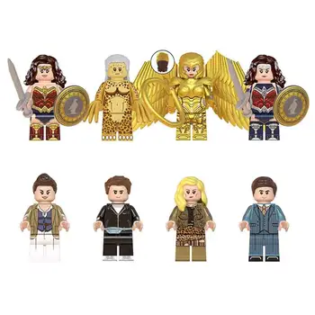 

DISNEY MARVEL Avengers Minifigures Building Blocks Superhero Cheetah Steve Trevor Diana Prince Action Figures Christmas Gifts