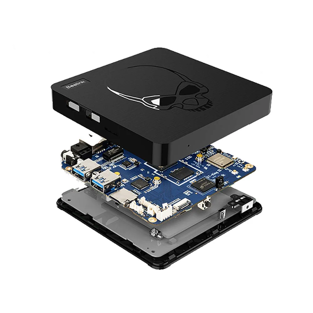 Классный дизайн Amlogic S922X четырехъядерный ТВ приставка Поддержка 3D фильма 4 ГБ/64 Гб
