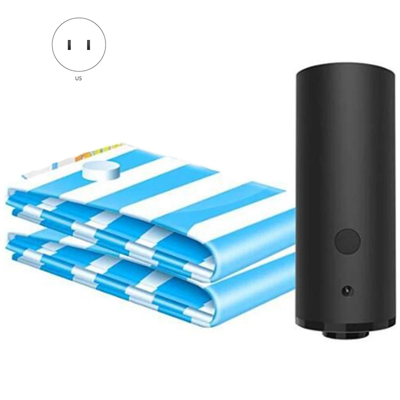 

Jumbo Vacuum Storage Bags with Electric Pump To Space Saver for Bedding, Pillows, Towel, Blanket, Clothes (3 Pack) US Plug