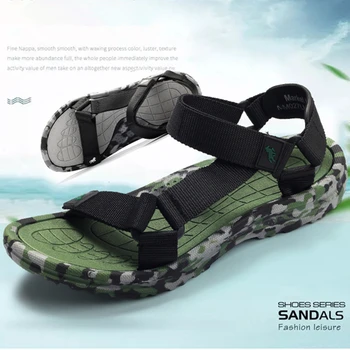 

Fashion Men Shoes Outdoor Sandals Male Beach Shoes Summer Breathable Casual Beach Sandals Male Flat Light Summer Shoes For Men