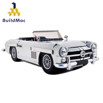 

Buildmoc Technic Car Hypercar Roadster 300sl Roadster Model Building Blocks Technic Vehicle Moc Bricks Toy Children Gifts