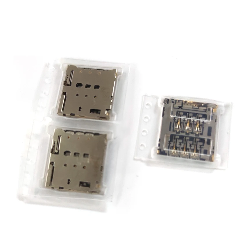 10PCS For Lenovo Tab3 Tab 3 Sim Card Reader Tray Micro SD Memory Holder Slot Flex Cable Repair Parts | Мобильные телефоны и