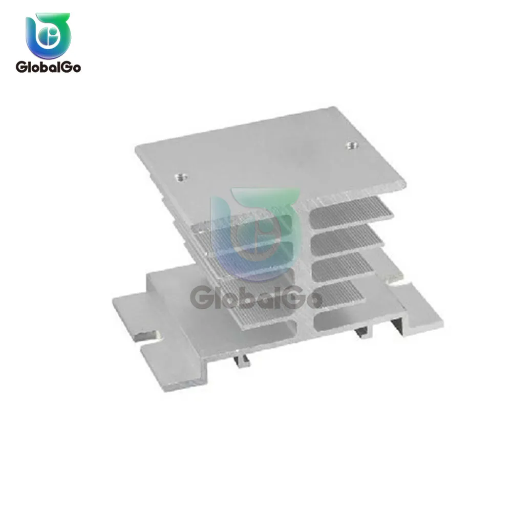

10pcs/Lot 10A-40A Relay Heatsink Aluminum Radiator Cooling Cooler Single Phase Solid State Relay SSR Aluminum Heat Sink Dissipation Radiator