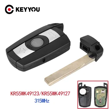 

Replacement 3 Button Remote Car Key 315MHZ ASK For KR55WK49127 KR55WK49123 For BMW 1 3 5 7 Series E90 E92 E93 X5 X6 Z4 CAS3 CAS3