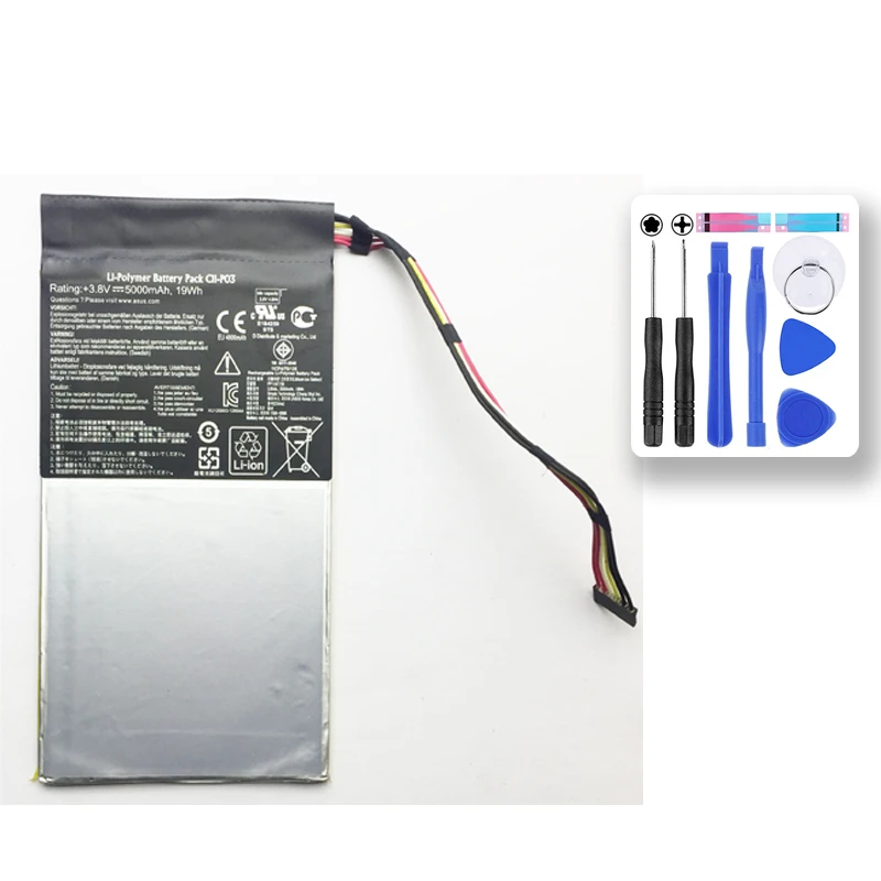 C11-P03 планшет аккумулятор для Asus Padfone 2(A68) планшетный ПК 3,8 в 5000 мАч 19WH C11-P03 батареи+ бесплатный инструмент