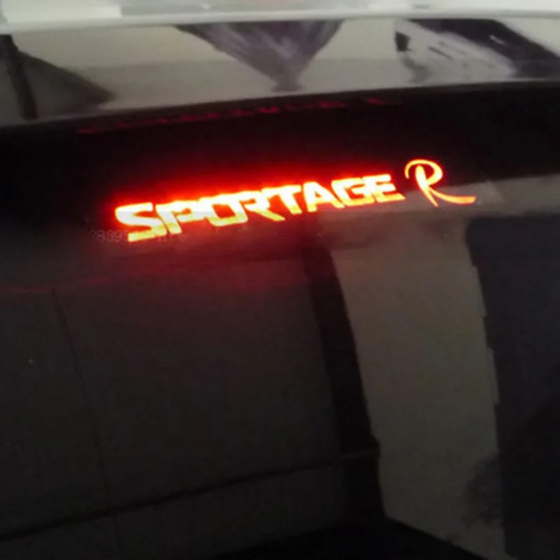 

1 pc The carbon fiber car sticker of High mounted stop lamp for KIA Sportage car accessories