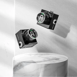 SWIFF AUDIO C10 Mini Guitar Pedal Tuner Mute Tuning LED A4 Range 430-449Hz Acoustic Electric Guitar Bass Chromatic Pedal Tuner