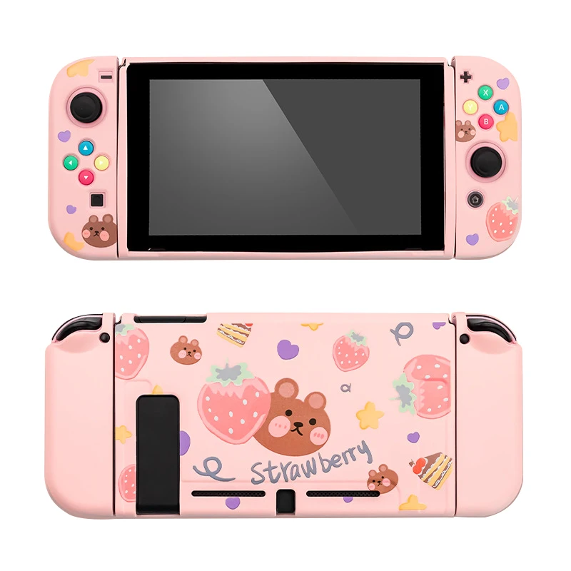 

Protective Case Cover Shell for Nintendo Switch Skin Shell Colorful Cute Case Soft TPU Cover Back Grip Shell For Nintendo Switch
