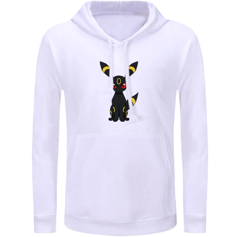 icWM994W Покемон Umbreon Толстовка эльф Тинкер Белл Милый Мультфильм Олень Бэмби Женская графическая Толстовка струны пуловер с капюшоном Рождественский подарок - Цвет: icWM994W