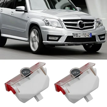 

4 Pcs Car Logo Welcome Light For Mercedes AMG Auto Emblem Laser Projector Ghost LED Door Lamp for Benz X204 W168 W169 W245 GLK A