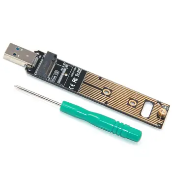 

M.2 NVME SSD to USB 3.1 Adapter PCI-E to USB-A 3.0 Solid State Drive Internal Converter Card for 2242/2260/2280