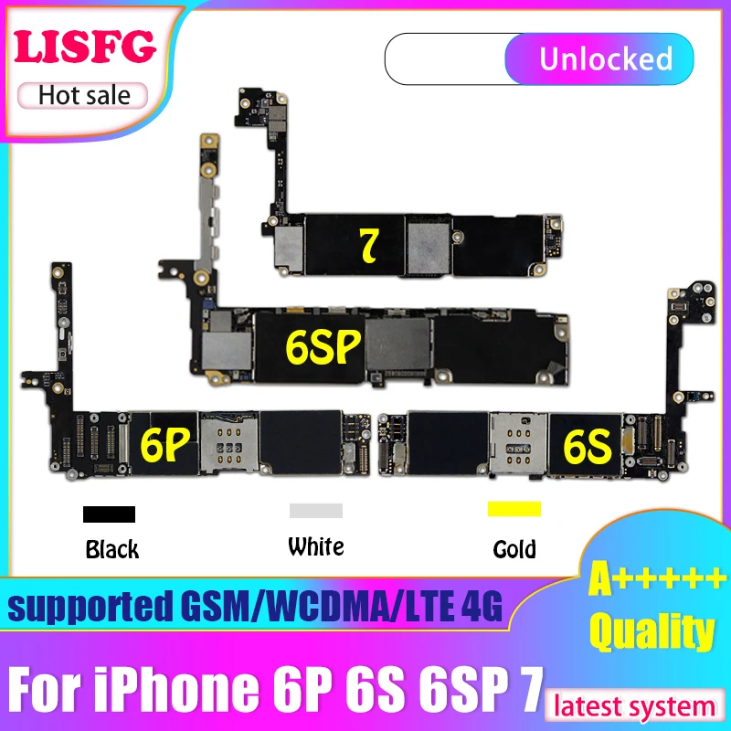 Оригинальная разблокированная материнская плата для iphone 6 P Plus 6S 7 без Touch ID 6s |