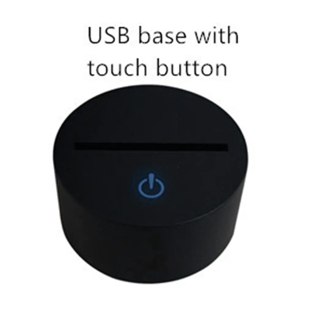 USB charging Статуя Свободы, 3D огни, красочные светодиодные лампы с постепенным изменением, настольная лампа с сенсорным пультом дистанционного управления, креативная 3D Светодиодная маленькая настольная лампа - Испускаемый цвет: USB charging