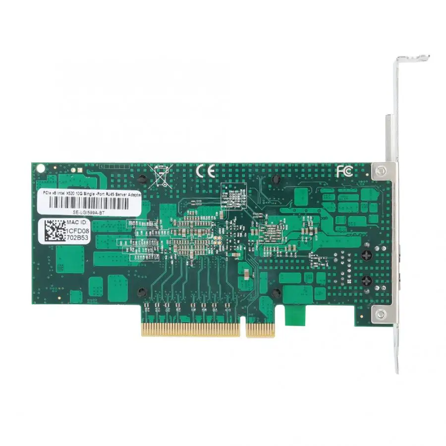 ST7213 для Intel(R) 82599EN 10 Gigabit Ethernet сервер PCI-E X8 5.0GT/s RJ45 сетевая карта для сервера 2008/Win 8/Win 8,1