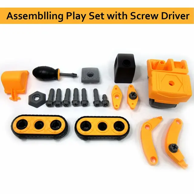 DIY Toys For Children Baby Electric Drill Screw Building Bricks Nut Disassembly Creative Engineering Excavator Puzzle Toys Kids 2