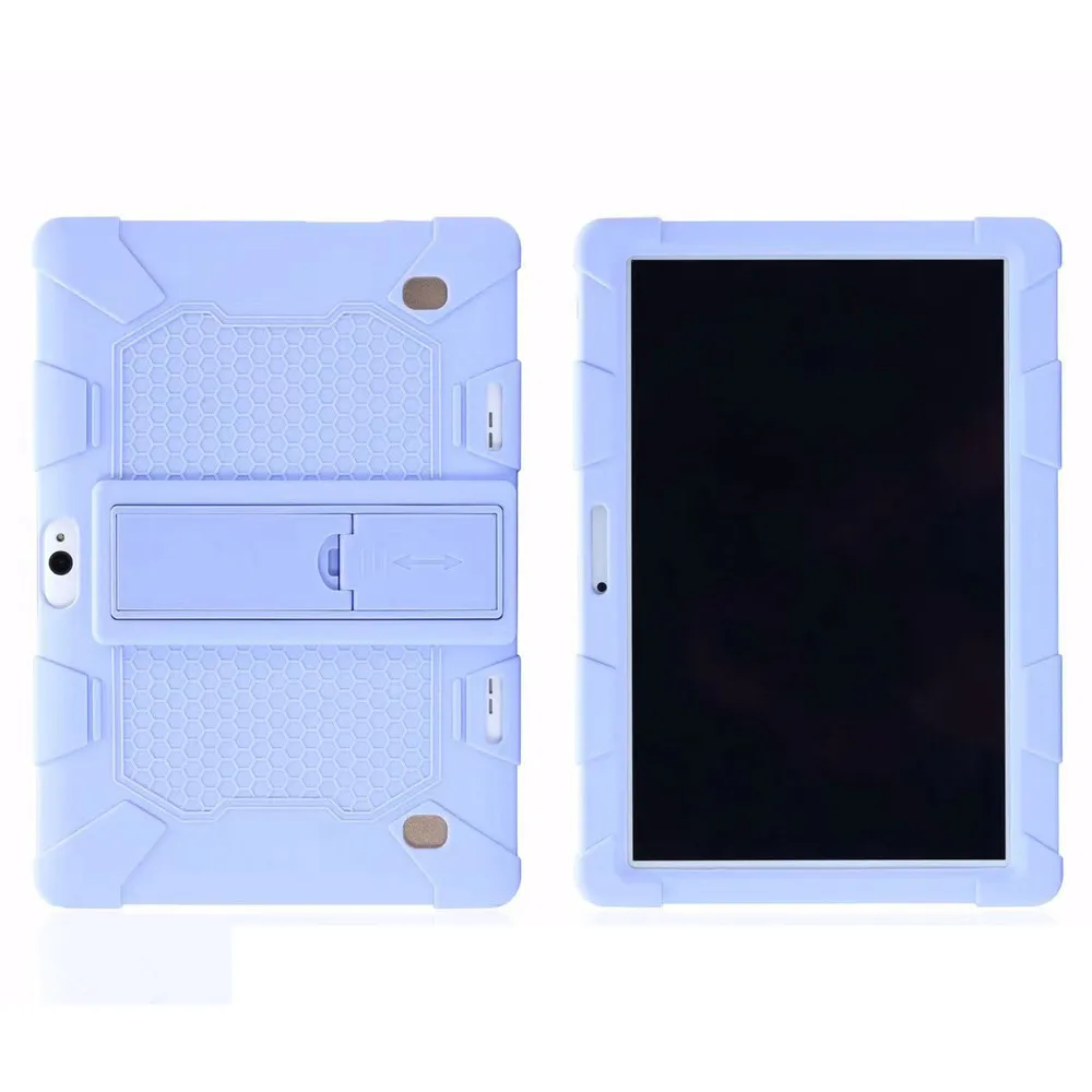 45#10,1 ''Универсальный мягкий силиконовый чехол для 10 10,1 дюймов Android Tablet PC противоударный сплошной цвет задняя крышка защитный чехол