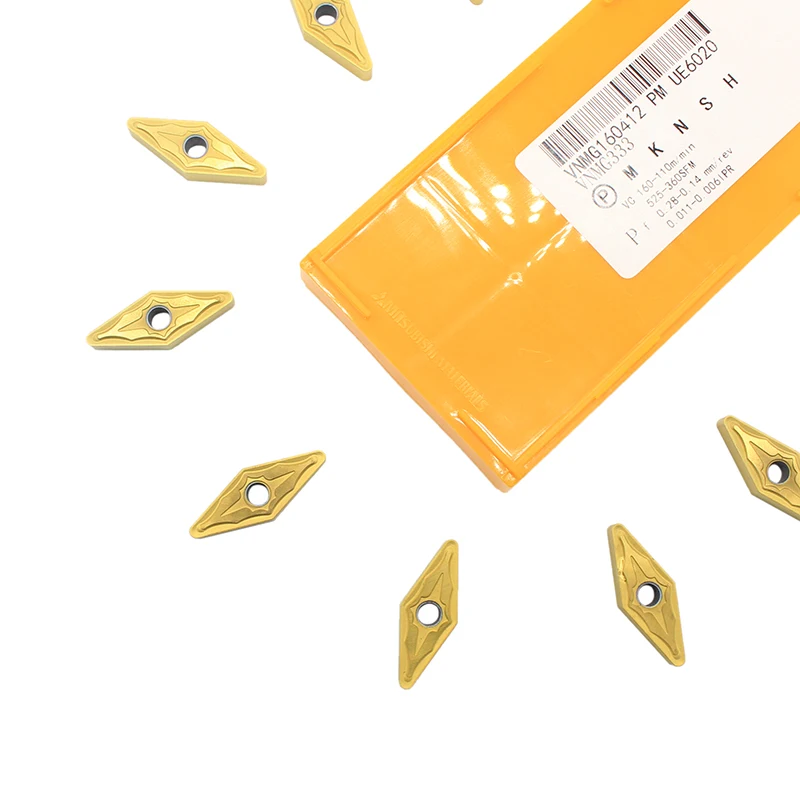 

10PCS VNMG160412 PM UE6020 External Turning Tools VNMG160412 Carbide insert Lathe cutter Tool turning insert