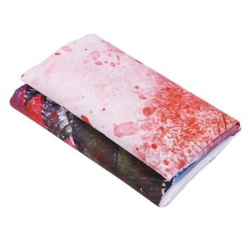 

72 Inch x 72 Inch Shower Curtain with Hooks Bathroom Waterproof Colorful Tree Art Polyester