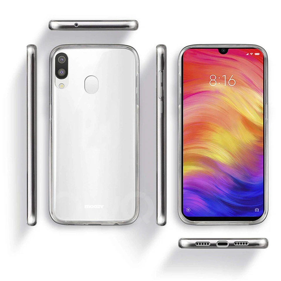 360 роскошный силиконовый защитный чехол на для телефона ксиоми xiaomi редми нот 8 про redmi note 8 7 pro mi A3 9 9T pro 8 lite 7A 6A A2 прозрачный противоударный мягкий чехол защитная смартфон чехлы