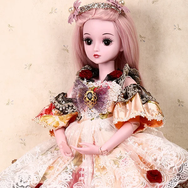 UCanaan 1/3 BJD кукла 60 см/23,6 ''Высота 19 шарнирные куклы(парик Обувь Одежда волосы глаза макияж) коллекция игрушек - Цвет: Kamila
