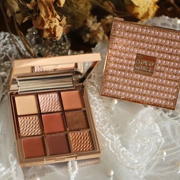 

Eyeshadow Ingeniously Carved Pearly Matte Micro-flash Three-dimensional Durable Waterproof Color Easily Stained Eye Shadow