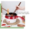 Multifunctional Electric Cooker Hotpot Mini Non-stick Food Noodle Cooking Skillet Egg Steamer Soup Heater Pot Frying Pan EU 2