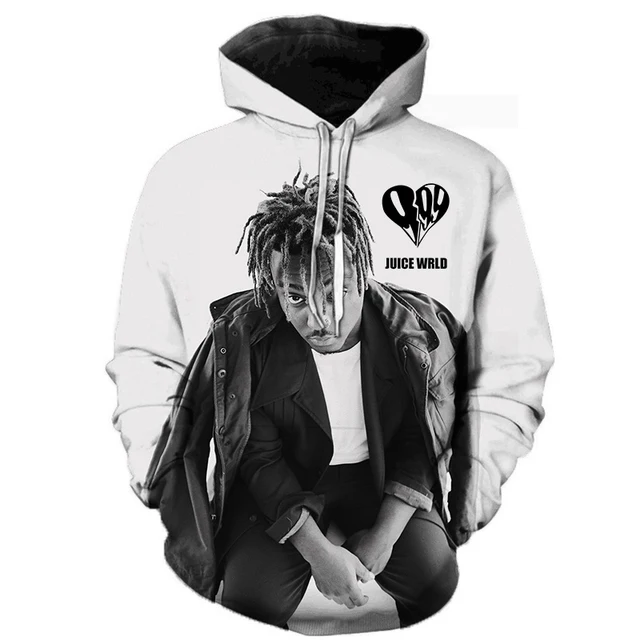 New Rapper Juice Wrld 3D Printed Hoodie Sweatshirts Men Women Fashion Hoodies 2