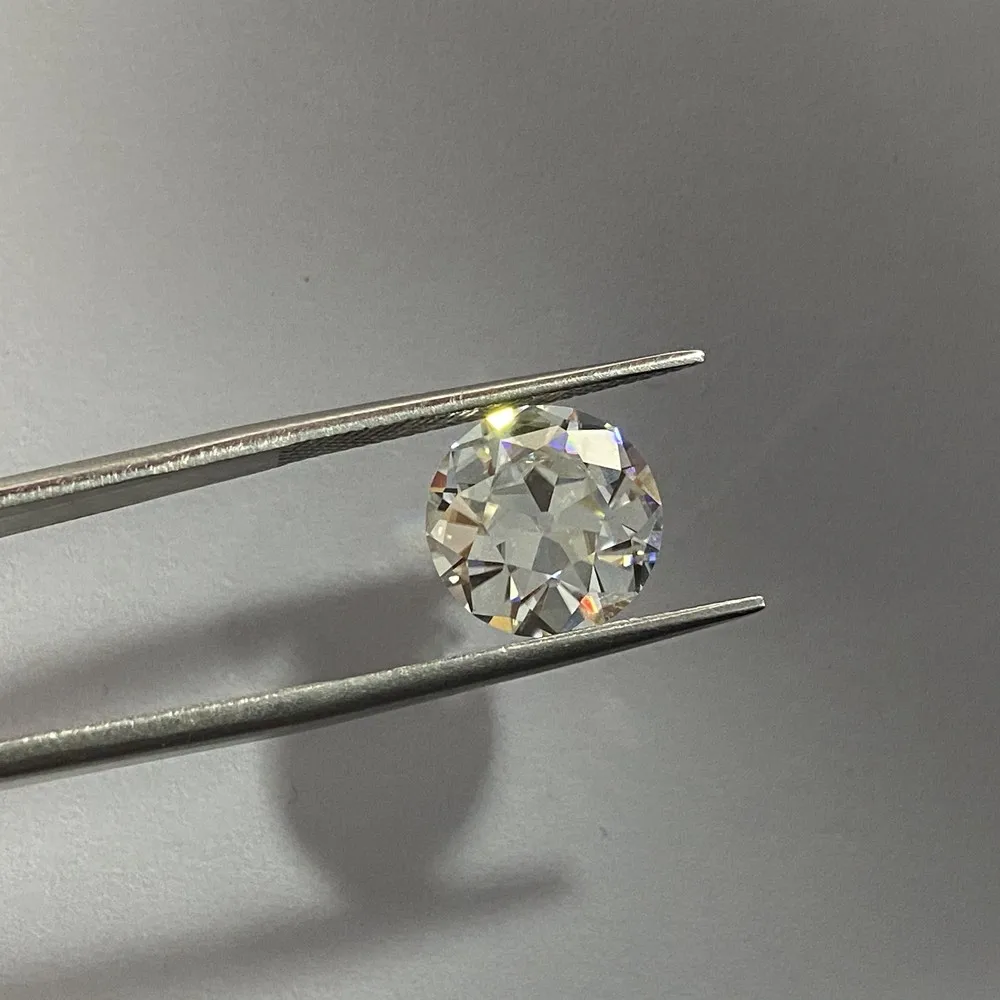 Meisidian 10mm 4 Karat D VVS1 Round Old European Cut Loose Moissanite Diamond Price 3