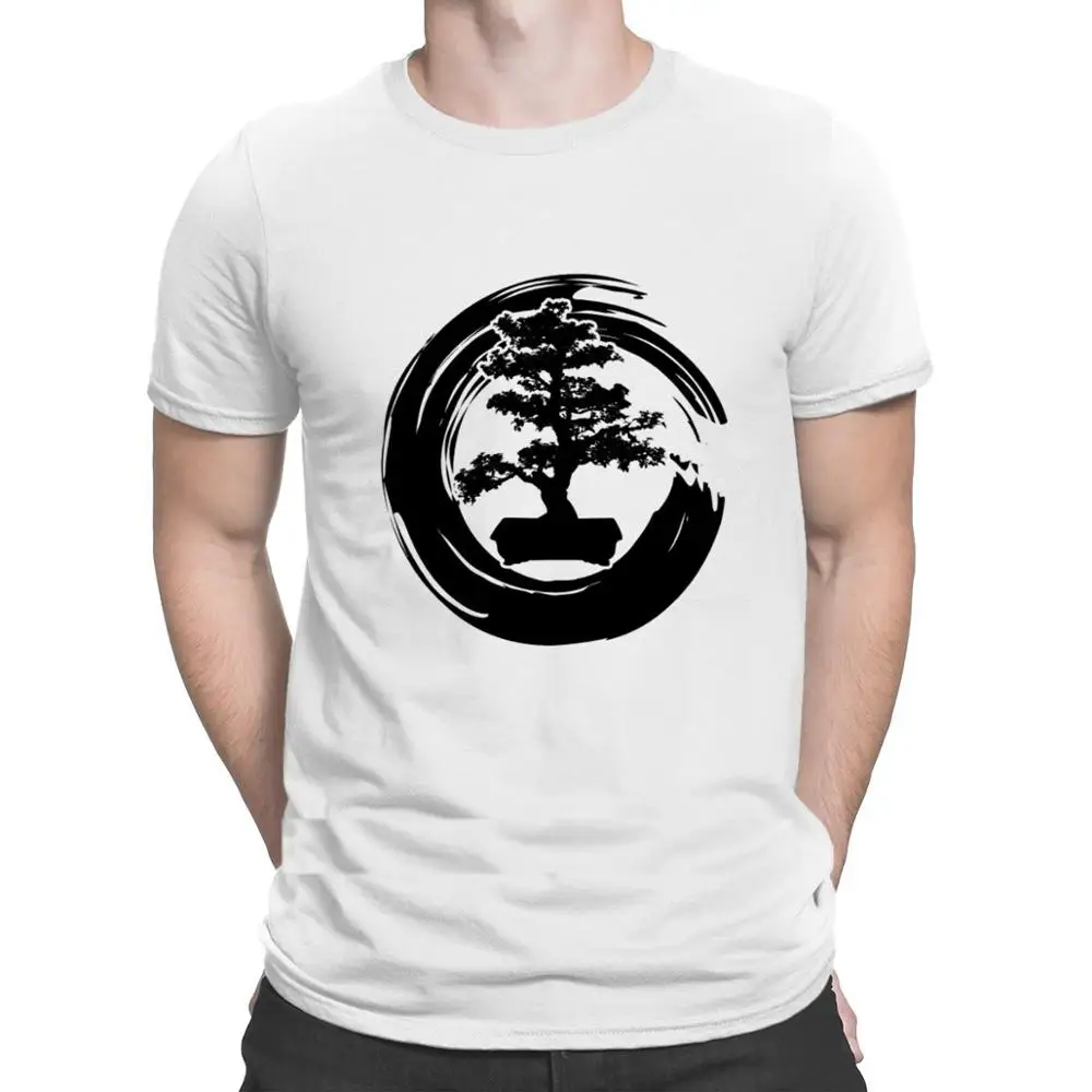 Bonsai Tree Zen T Shirt Spring Costume Gift Original Hip Hop Creative Great Fashion Tee Round Collar Awesome | Мужская одежда