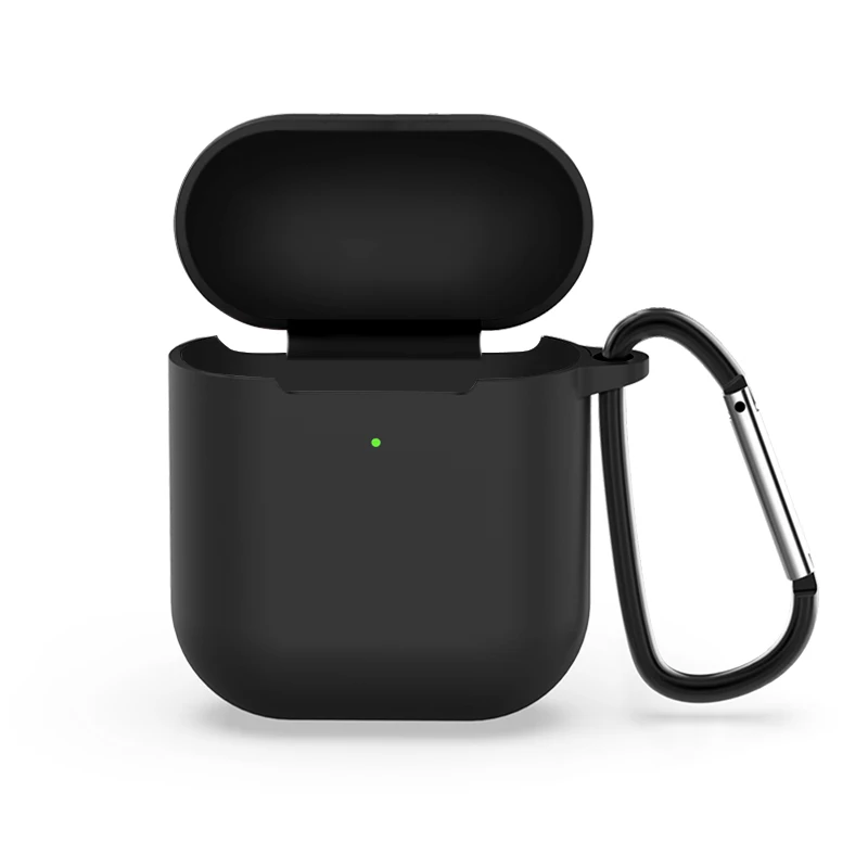 Ультратонкий держатель TPU для Apple Air Pods два мягкий силиконовый ударопрочный чехол для Airpods 2 Аксессуары Защитный чехол прозрачный - Цвет: 01