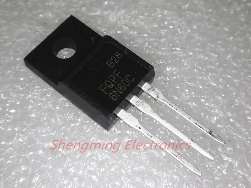 10 шт FQPF6N60C 6N60 TO-220F Mosfet транзистор | Электронные компоненты и принадлежности