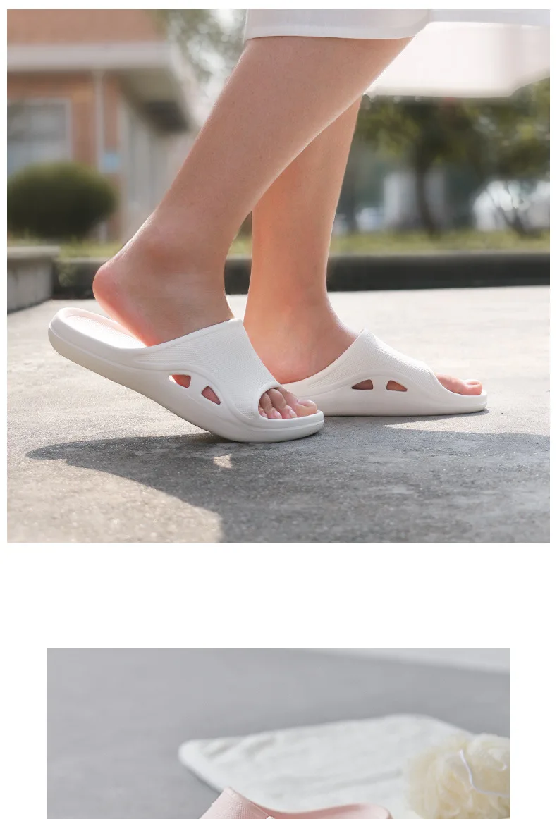Xioami New summer Bathroom sandals and slippers indoor comfortable non-slip bottom soft thick bottom couple home flip flop
