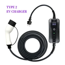 Portable  16A Type 2 IEC 62196  EV Charger for Electrical Vehicle Goods | BMW, Hyundai, Renault,KIA, Jaguar, Nissan
