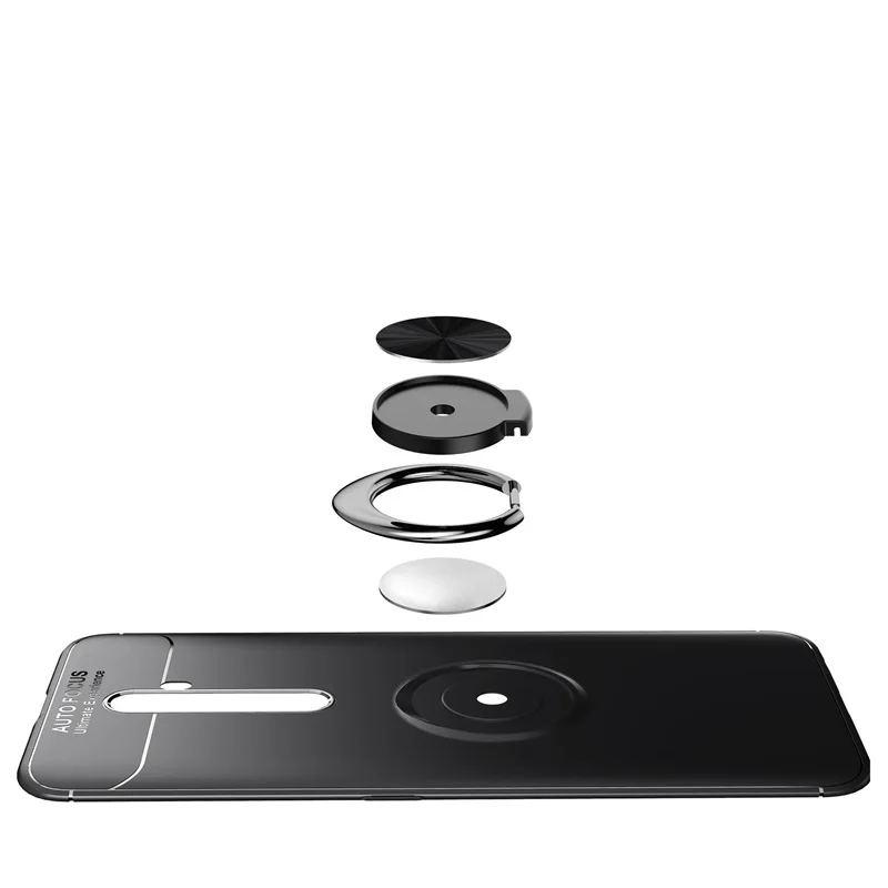 Чехол для телефона OPPO Reno 2 Z 2Z 2F с кольцом держателем бронированная задняя крышка