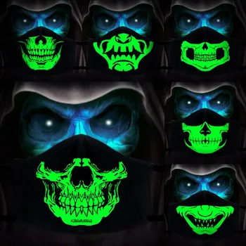 

Cotton Masks Personalized Fashion Luminous Mask Face Masks Washable Mask Модная маска Masque de mode Máscara Masque Маска